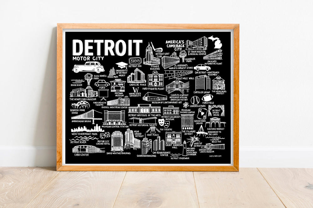 City Map Prints | 3 Colors