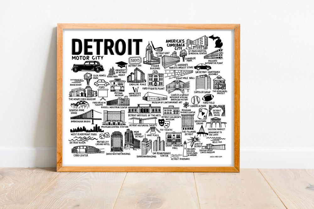 City Map Prints | 3 Colors