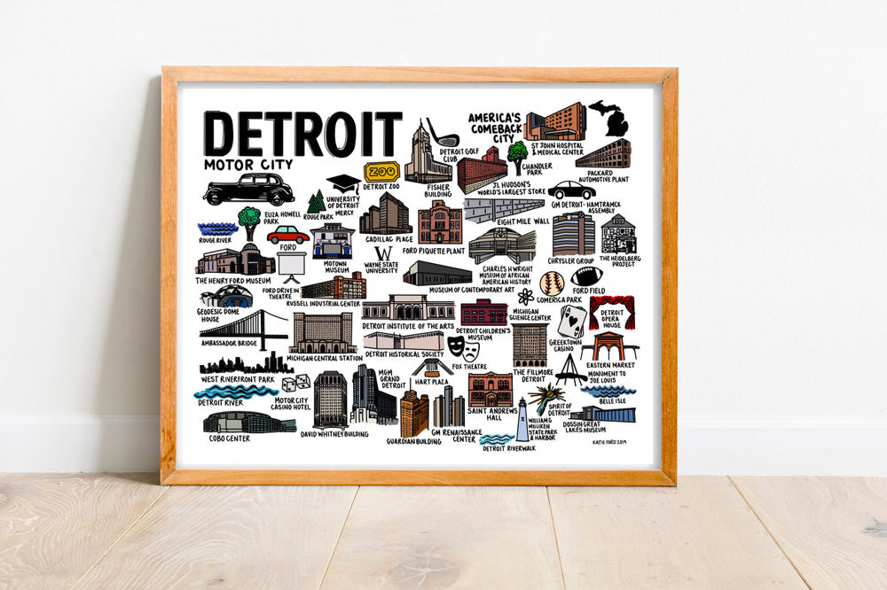 City Map Prints | 3 Colors