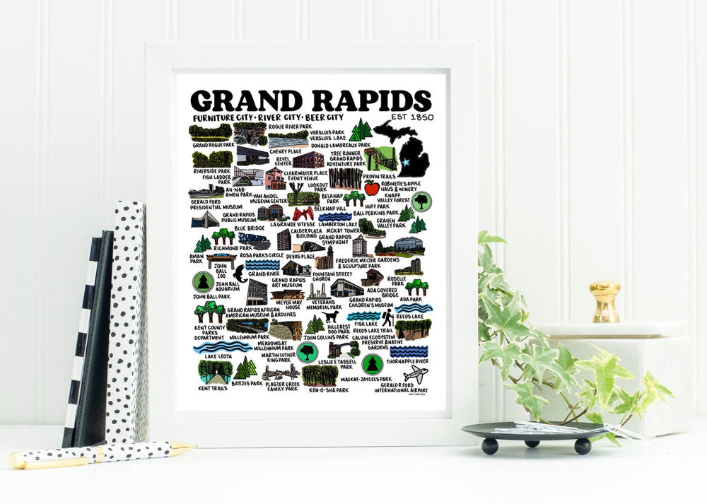 City Map Prints | 3 Colors