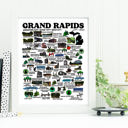 Grand Rapids Multi City Map Prints | 3 Colors