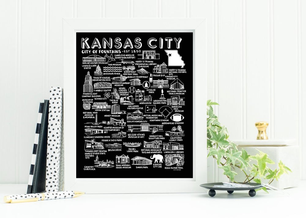 City Map Prints | 3 Colors