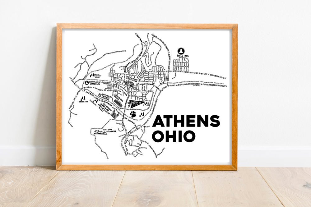 City Map Prints | 3 Colors