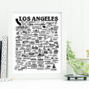 Los Angeles White City Map Prints | 3 Colors