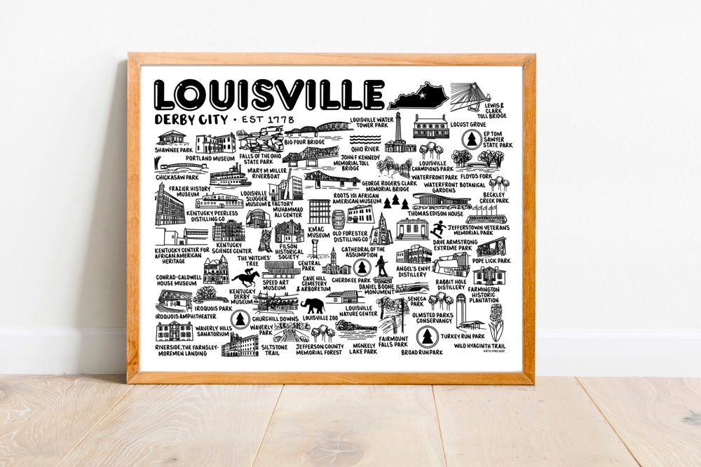 City Map Prints | 3 Colors