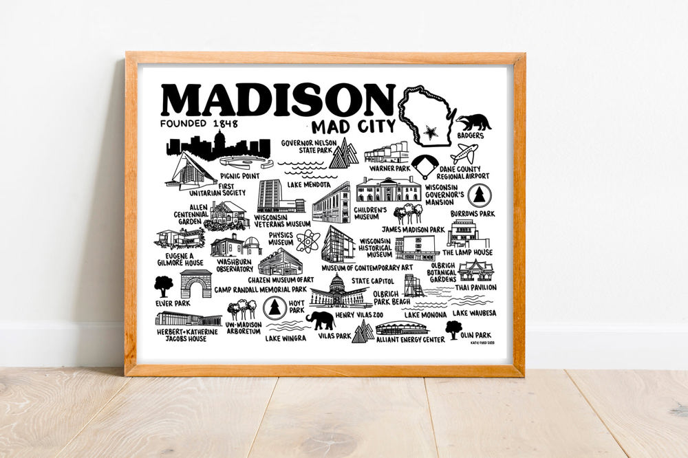 City Map Prints | 3 Colors