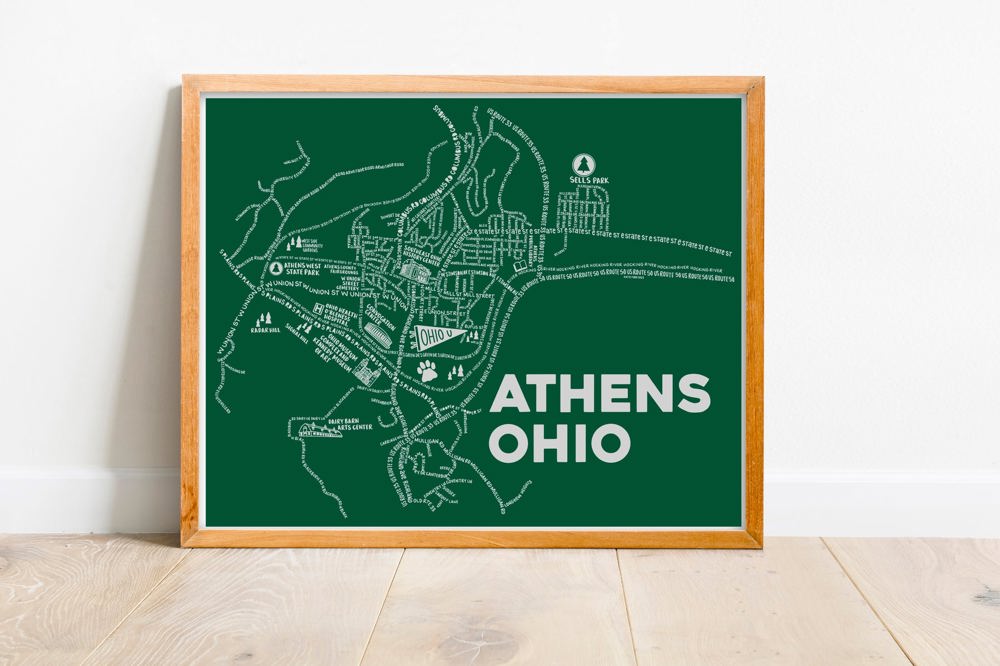 City Map Prints | 3 Colors