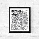 Milwaukee White City Map Prints | 3 Colors