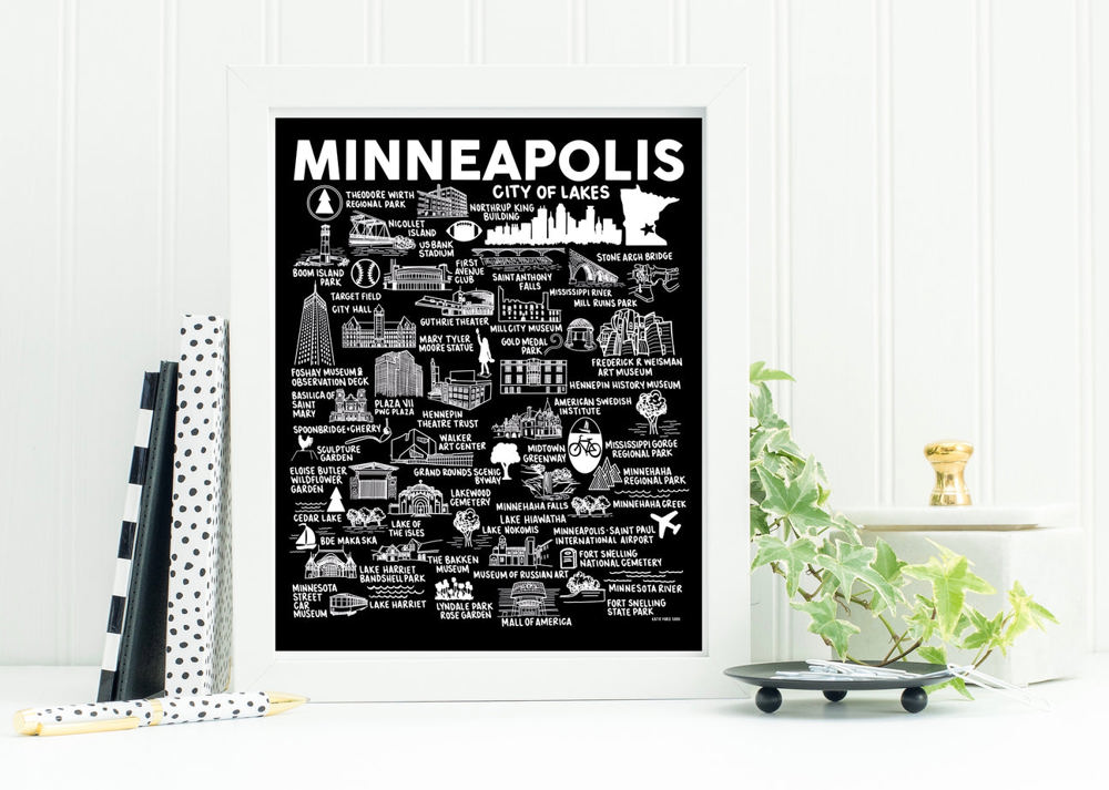 City Map Prints | 3 Colors