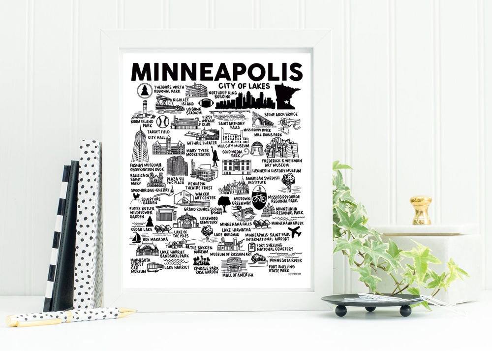 City Map Prints | 3 Colors