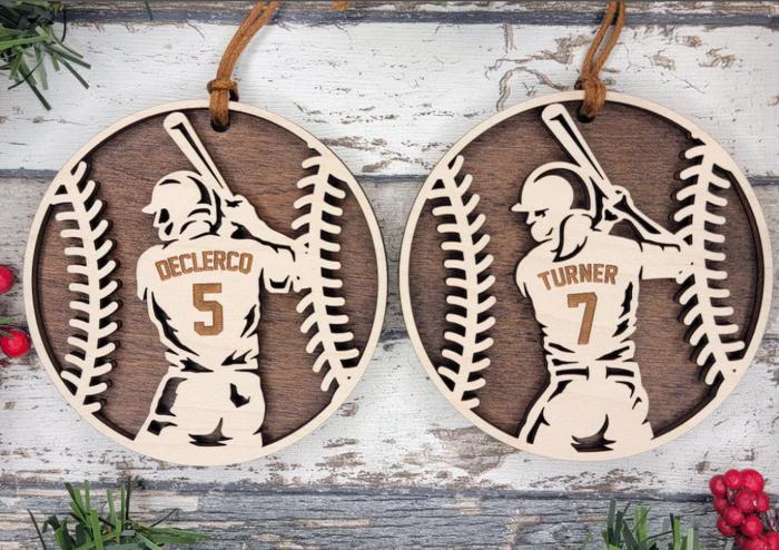 Personalized Baseball/Softball Ornament