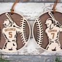  Personalized Baseball/Softball Ornament