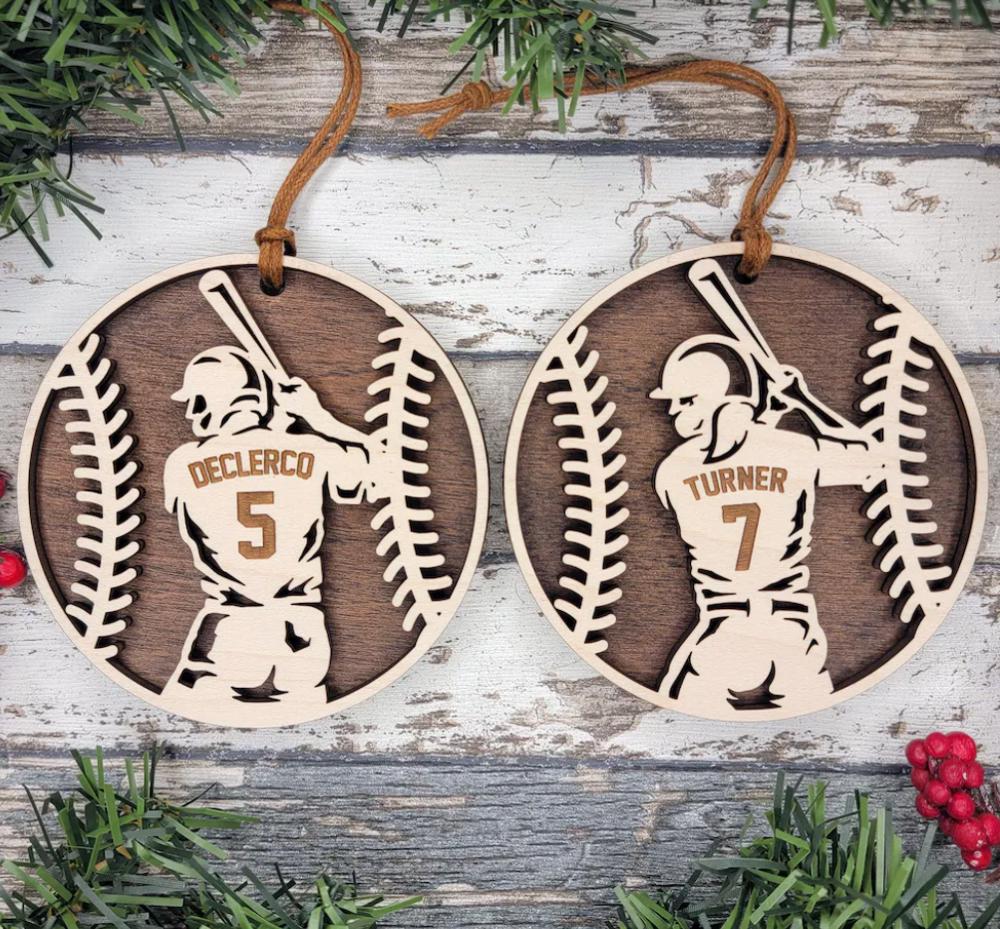 Personalized Baseball Ornament