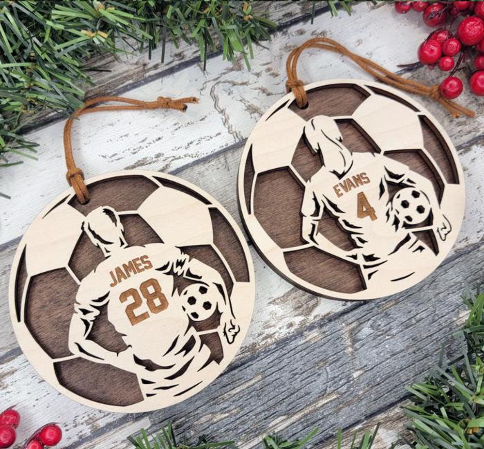 Custom Soccer Ornament