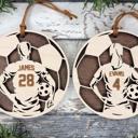  Personalized Soccer Ornament