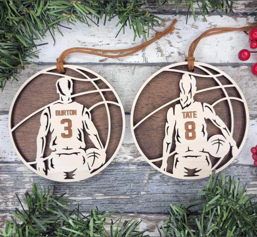 Personalized Basketball Ornament