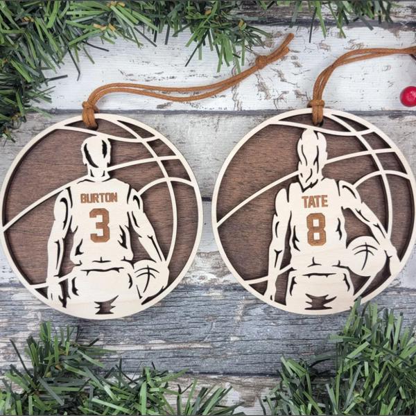 Personalized Basketball Ornament