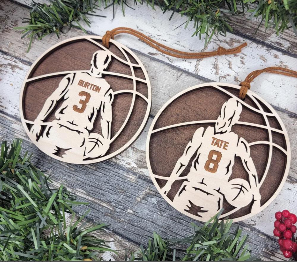 Personalized Basketball Ornament