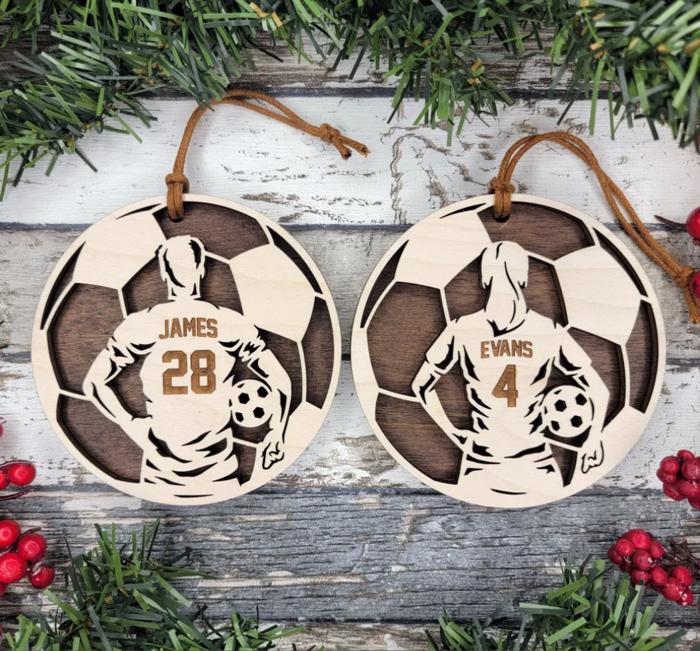 Custom Soccer Ornament