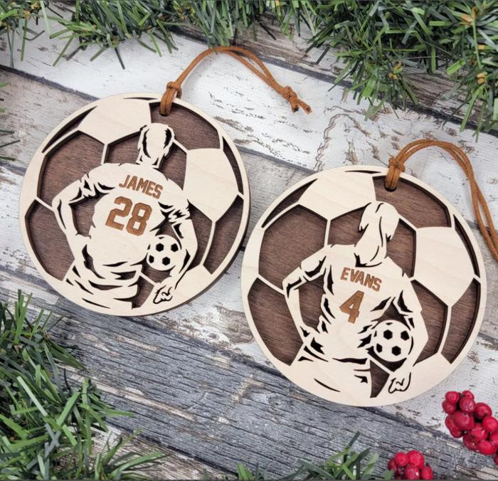 Custom Soccer Ornament