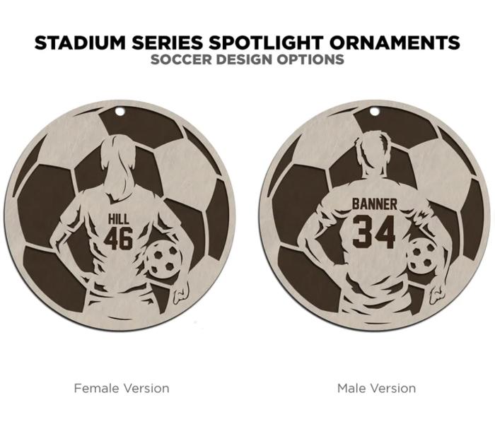 Custom Soccer Ornament