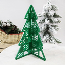  Set of 3 Acrylic Christmas Tree Decor | 3D Decorative Christmas Trees | Winter Tiered Tray Table Decor