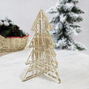  Set of 3 Acrylic Christmas Tree Decor | 3D Decorative Christmas Trees | Winter Tiered Tray Table Decor