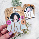  Halloween Fridge Magnet Photo Frame | Our Little Boos Ghost Picture Frame | Ghost Magnet Kids Keepsake Gift