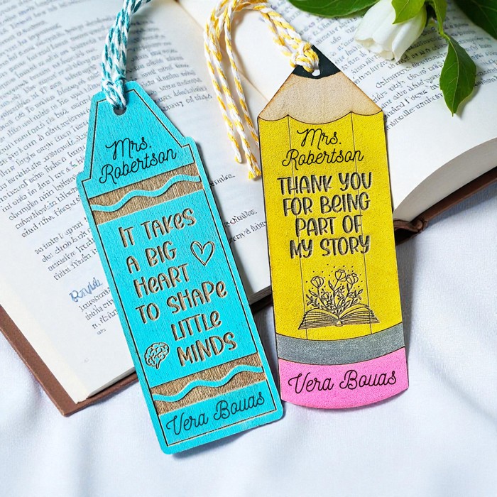 Personalized Teacher Name Bookmark | Teacher Appreciation Gift | Teacher Thank You | Back To School | Educator Gift