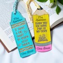 Personalized Teacher Name Bookmark | Teacher Appreciation Gift | Teacher Thank You | Back To School | Educator Gift
