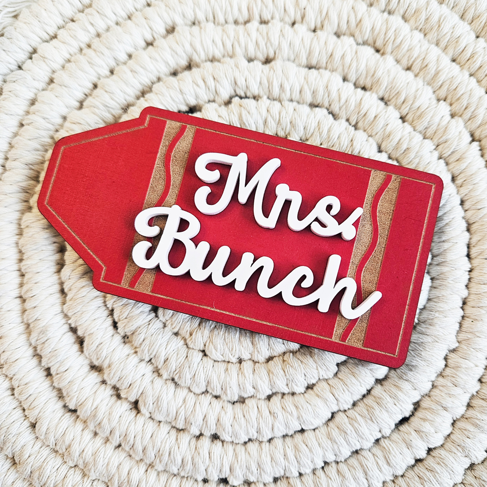 Personalized Teacher Name Magnet | Teacher Appreciation Gift