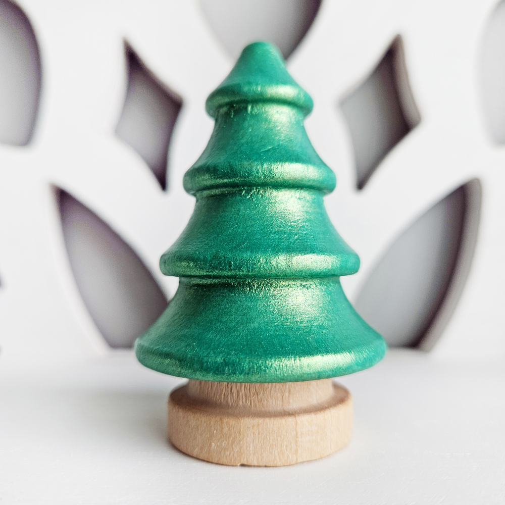 Christmas Tree Mini Wooden Home Decor | Christmas Table Decor | Holiday Tiered Tray Decor | Christmas Shelf Sitter