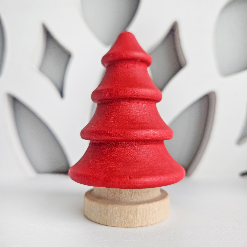 Christmas Tree Mini Wooden Home Decor | Christmas Table Decor | Holiday Tiered Tray Decor | Christmas Shelf Sitter