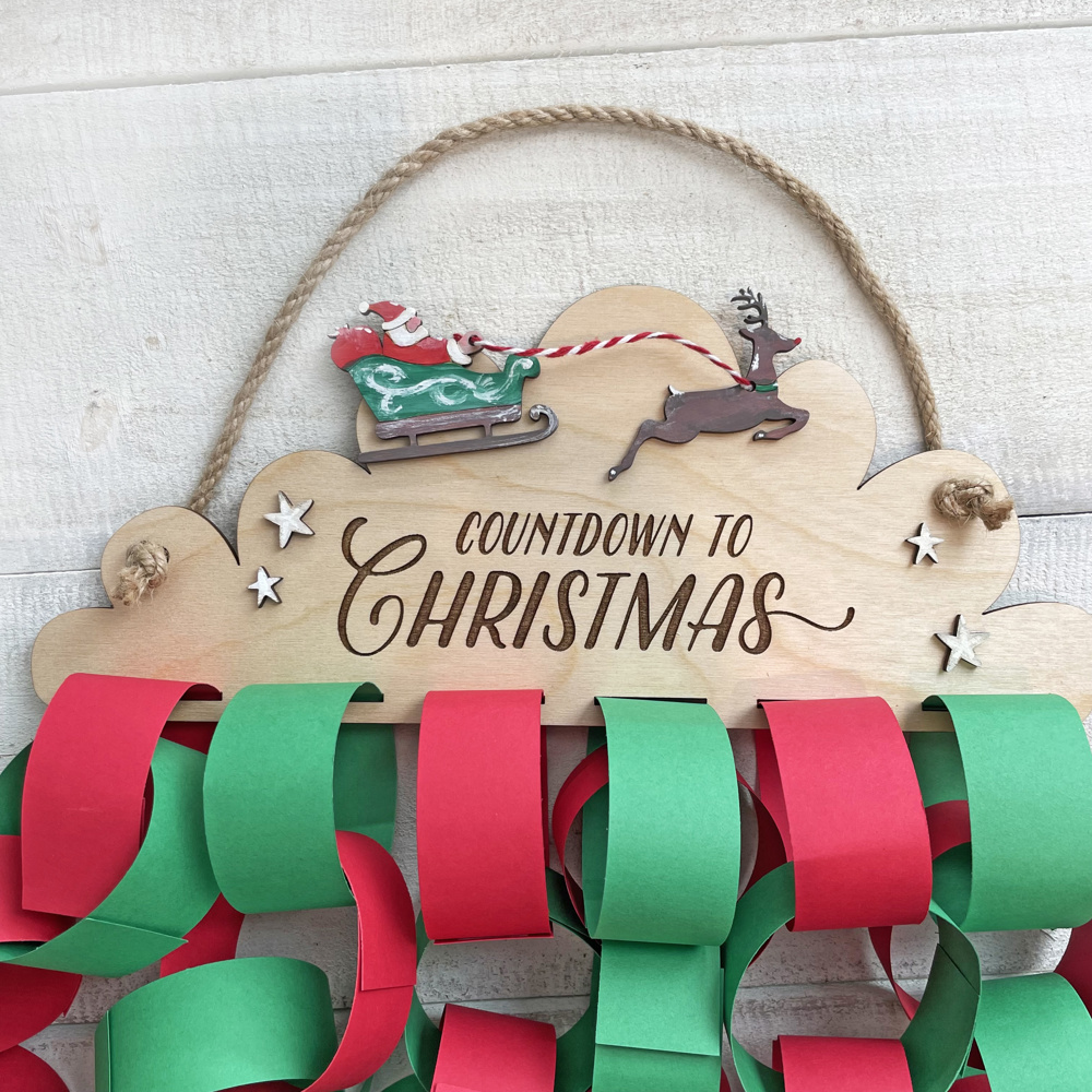 Countdown to Christmas - Paper Chain and Paint Craft Kit