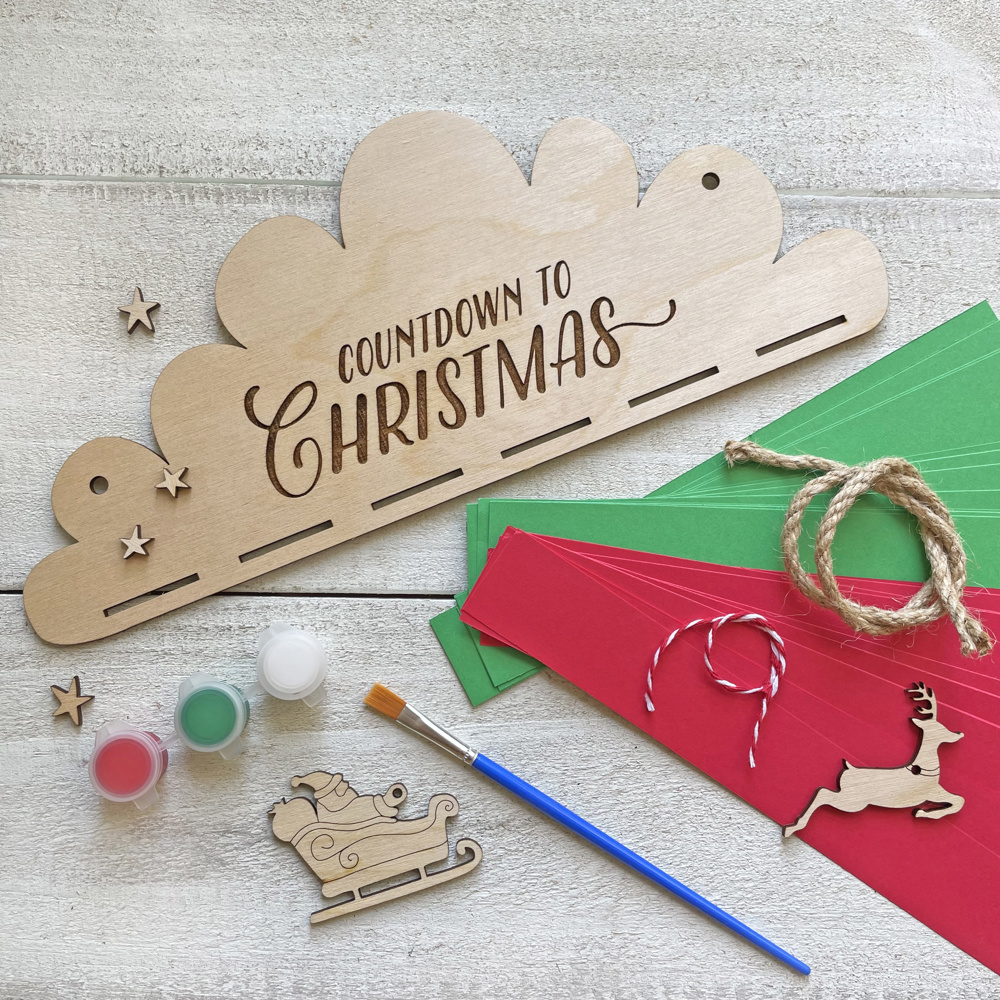 Countdown to Christmas - Paper Chain and Paint Craft Kit