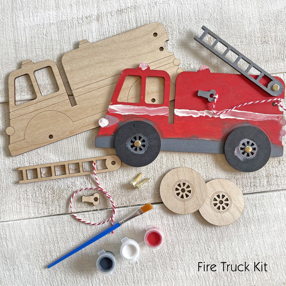 Interactive Vehicle Craft Kits - Construction, City, Emergency Vehicles & more!