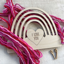   Valentine’s Day Rainbow Craft Kit - Stand Included