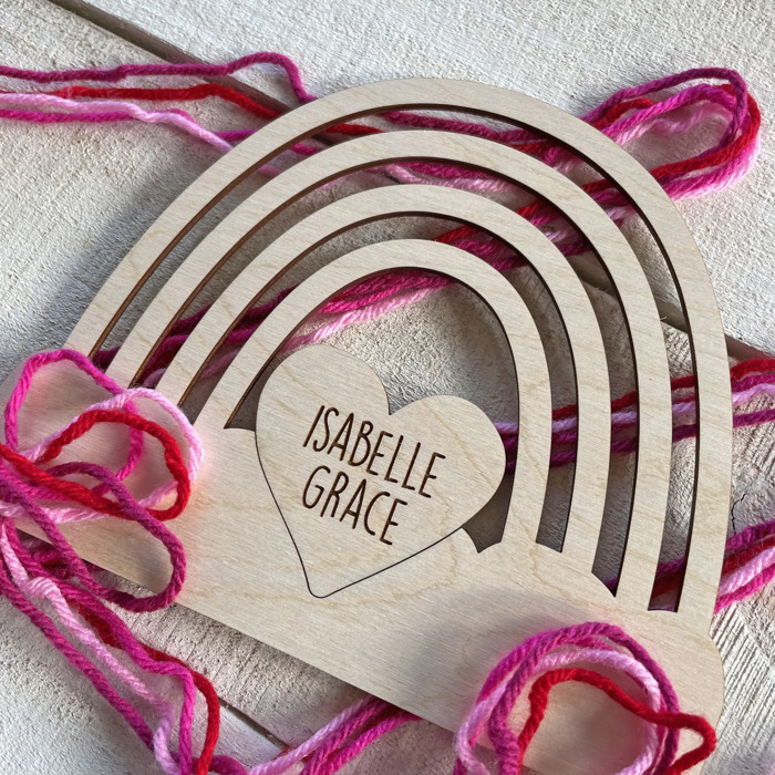  Valentine’s Day Rainbow Craft Kit - Stand Included