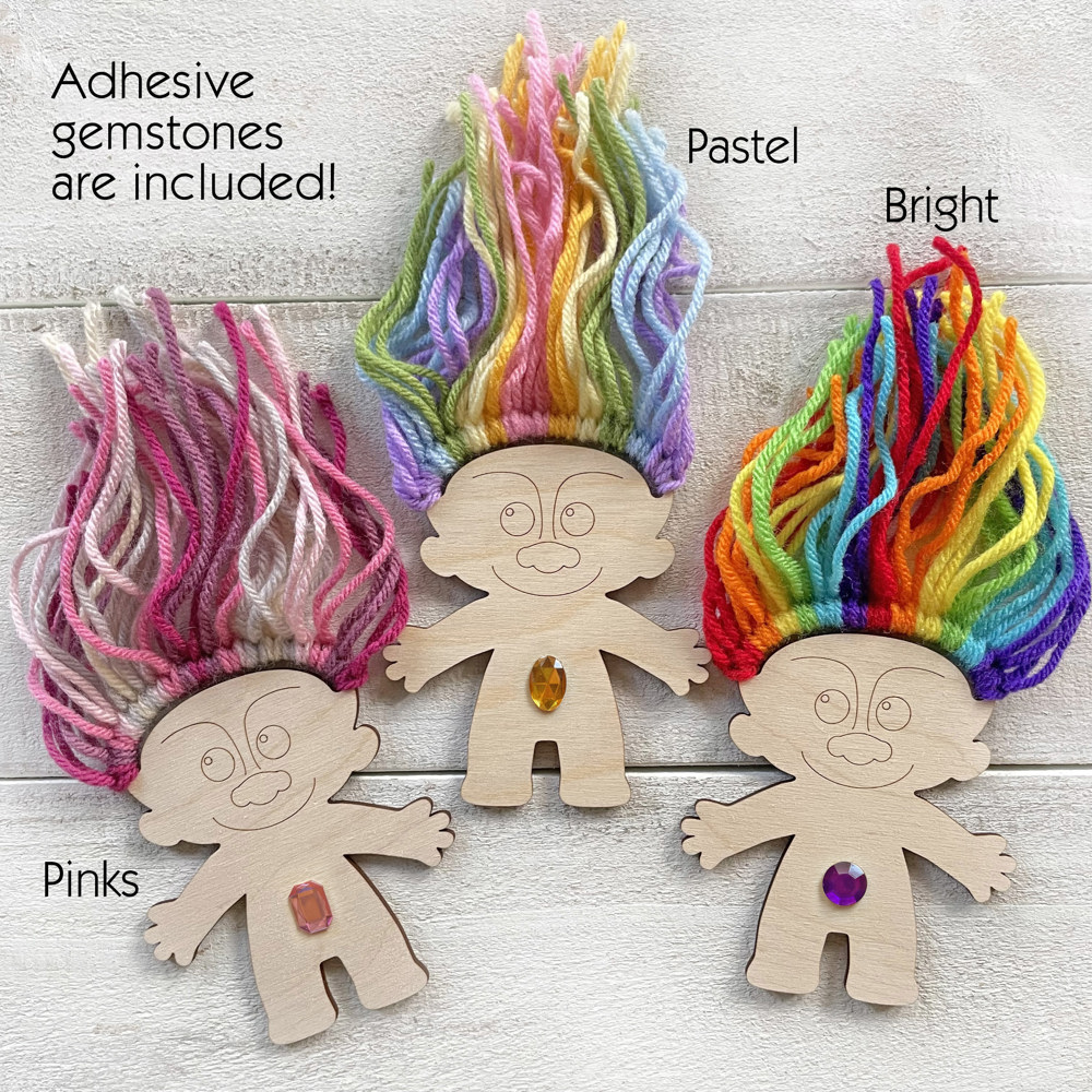 Rainbow Trolls Craft