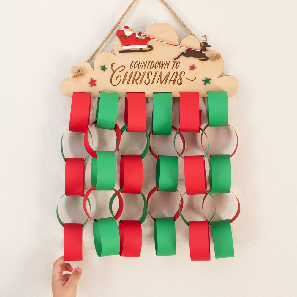 Countdown to Christmas - Paper Chain and Paint Craft Kit