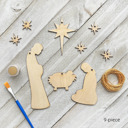  Nativity Hanging Mobile Craft - Christmas craft kit for kids & adults