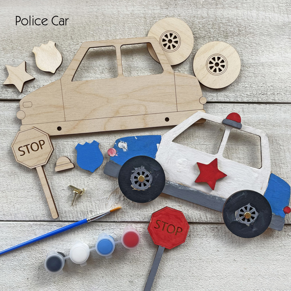 Interactive Vehicle Craft Kits - Construction, City, Emergency Vehicles & more!