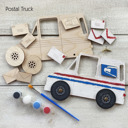 Postal Truck Interactive Vehicle Craft Kits - Construction, City, Emergency Vehicles & more!