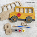 School Bus Interactive Vehicle Craft Kits - Construction, City, Emergency Vehicles & more!