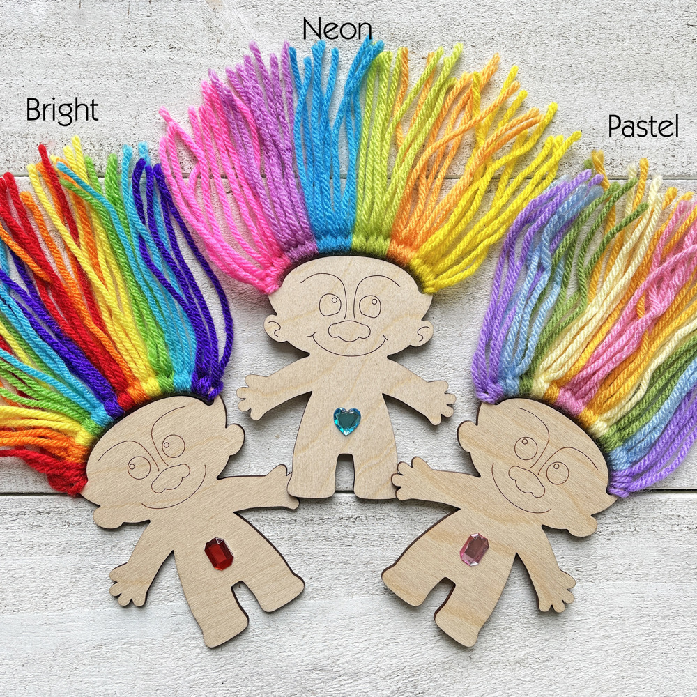 Rainbow Trolls Craft