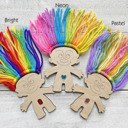 Bright Rainbow Multi Rainbow Trolls Craft