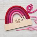   Valentine’s Day Rainbow Craft Kit - Stand Included