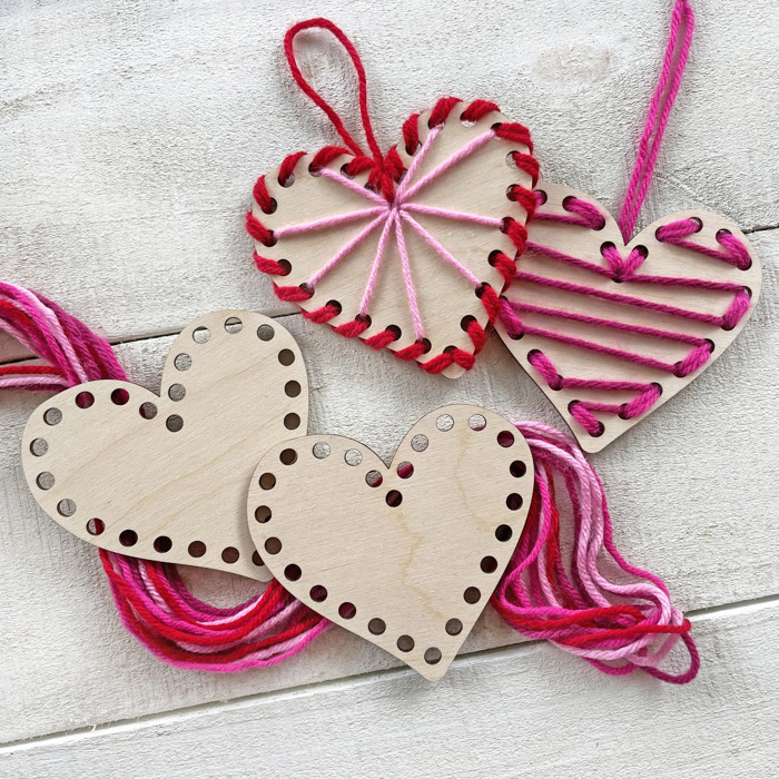  Colorful Heart Sewing Craft – Individually Packaged for Valentine's Day