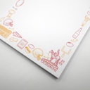 KC-Chiefs KC-Chiefs Nostalgia-Inspired 5x7" Notepads