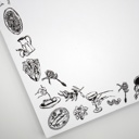 dinner dinner Nostalgia-Inspired 5x7" Notepads